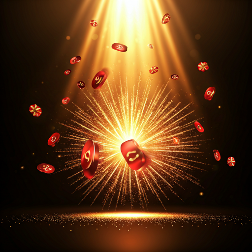 幸运抽奖喜庆背景